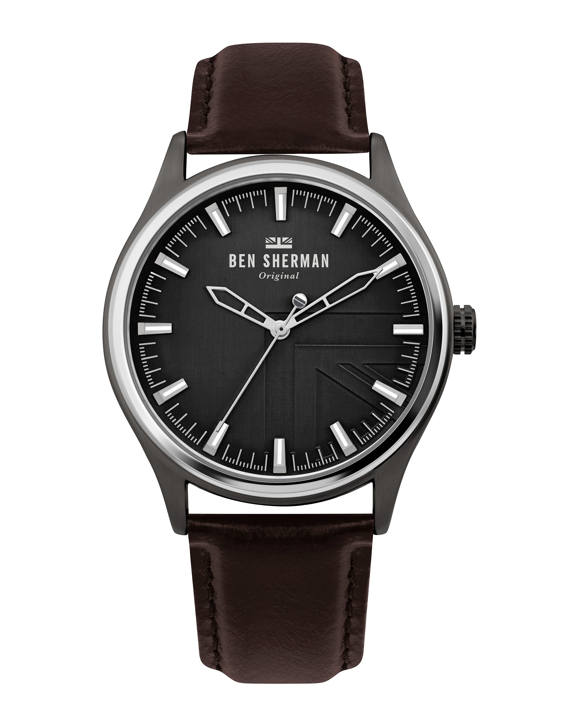 Men's Harrison Original Watch - Brown/Charcoal Grey/Silver